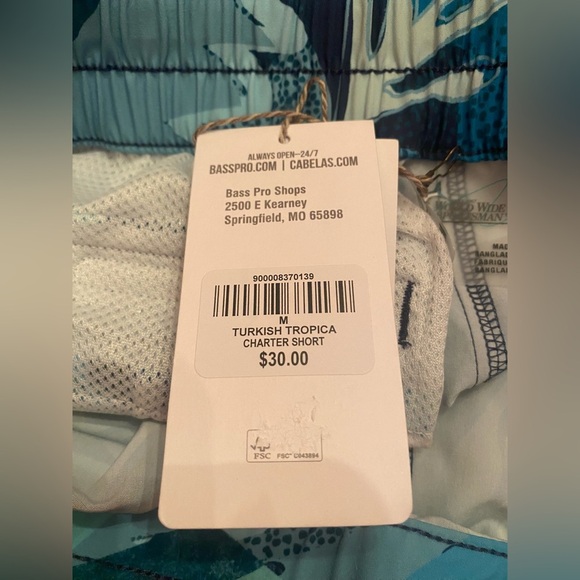 World Wide Sportsman Woman’s Tropical Charter Shorts UPF 50 Size Medium - Picture 13 of 14